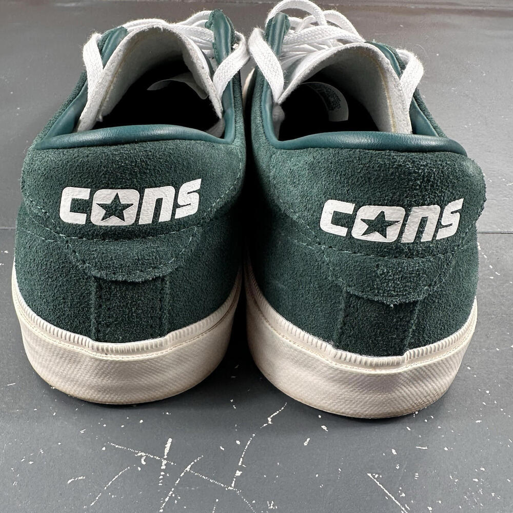 Converse Louie Lopez Pro Low Green Suede Dragon Scale Mens 11.5 EUC - Picture 6 of 10
